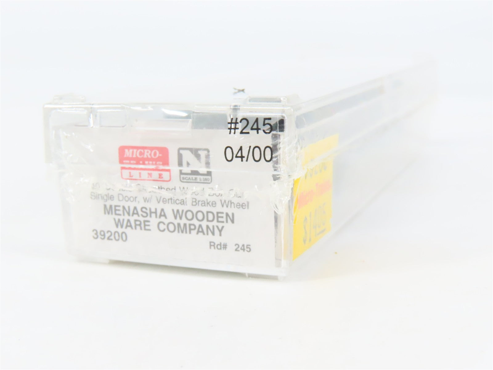 N Scale Micro-Trains 39200 MWWC Menasha Wooden Ware Company 40' Box Car 245 RTR