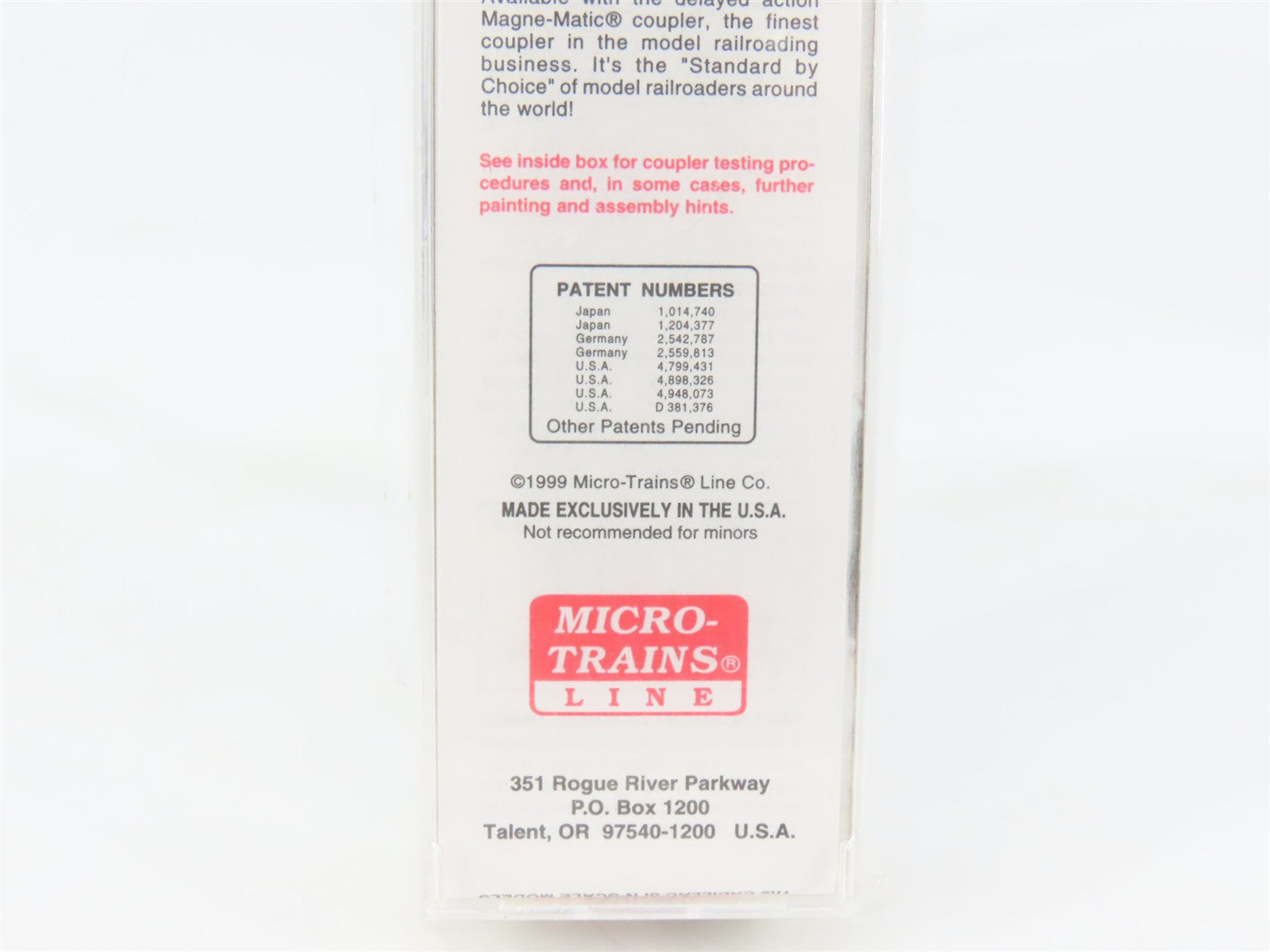 N Scale Micro-Trains 39190 Minnesota Mining & Manufacturing 40' Box Car RTR