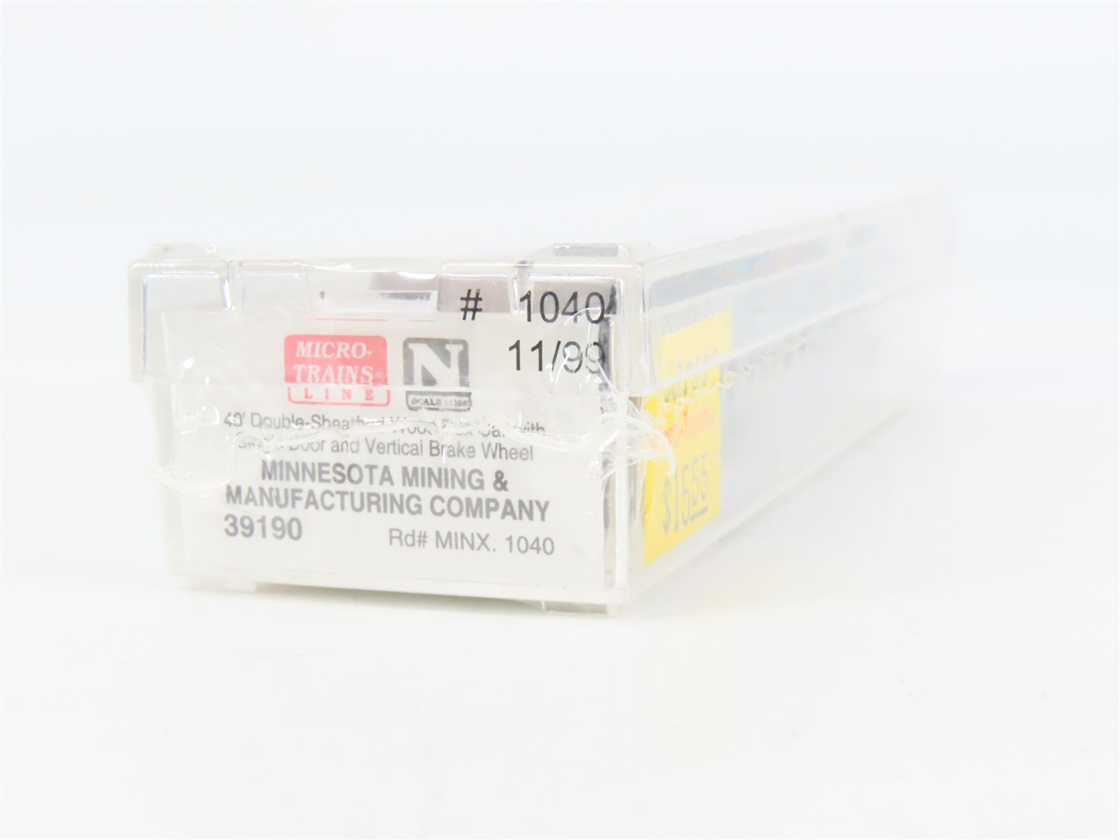 N Scale Micro-Trains 39190 Minnesota Mining & Manufacturing 40' Box Car RTR
