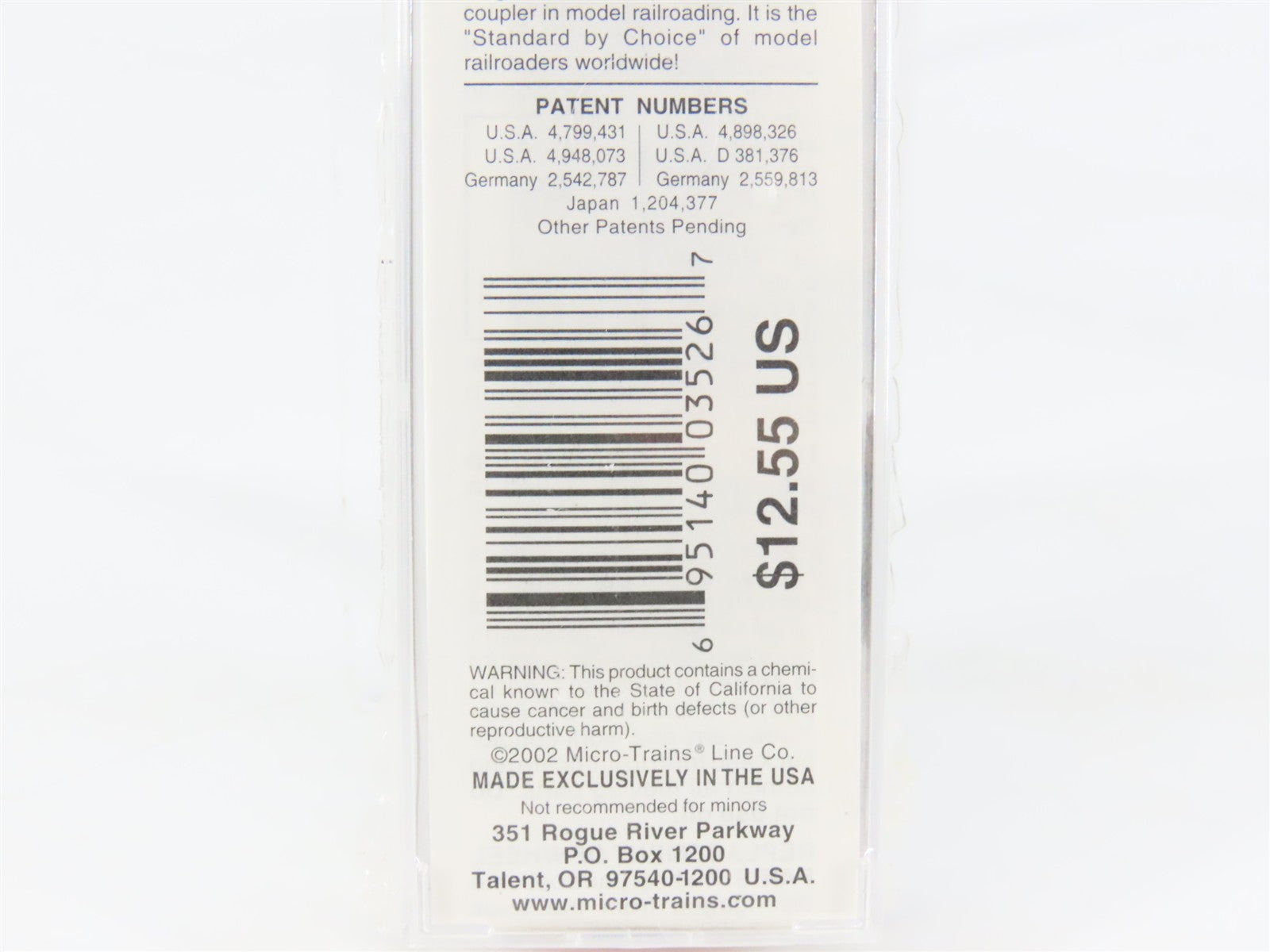 N Scale Micro-Trains 39220 THB Toronto, Hamilton & Buffalo 40' Box Car 4761 RTR