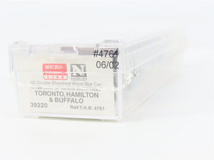 N Scale Micro-Trains 39220 THB Toronto, Hamilton & Buffalo 40' Box Car 4761 RTR