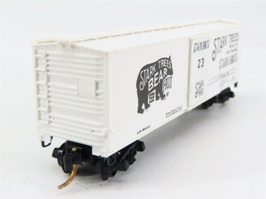 N Scale Micro-Trains 42010 Stark Bros. 40' Double Wood-Sheathed Box Car 23 RTR