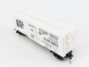 N Scale Micro-Trains 42010 Stark Bros. 40' Double Wood-Sheathed Box Car 23 RTR