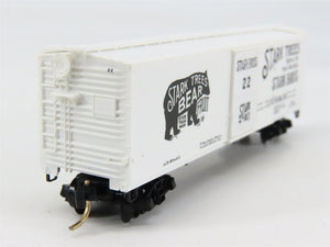 N Scale Micro-Trains 42010 Stark Bro's 40' Box Car 22 RTR