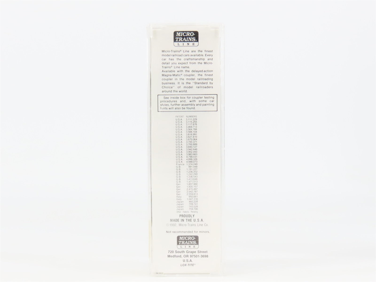 N Scale Micro-Trains 42010 Stark Bro's 40' Box Car 22 RTR