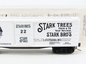 N Scale Micro-Trains 42010 Stark Trees 40' Box Car 22 RTR