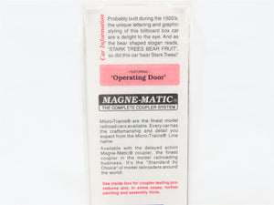 N Scale Micro-Trains 42010 Stark Bro's 40' Double-Sheathed Wood Box Car 24 RTR