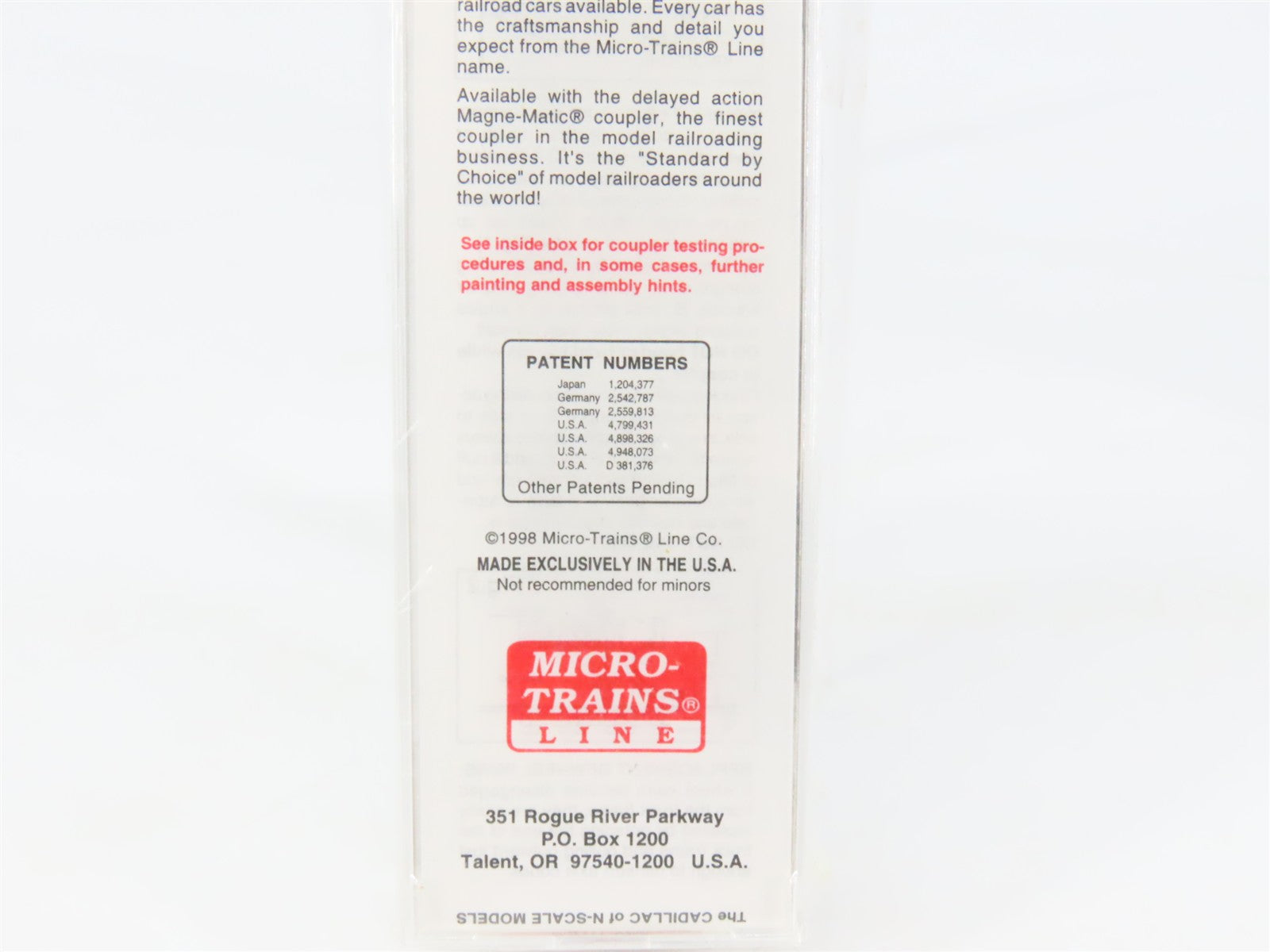N Scale Micro-Trains 42010 Stark Bro's 40' Double-Sheathed Wood Box Car 24 RTR