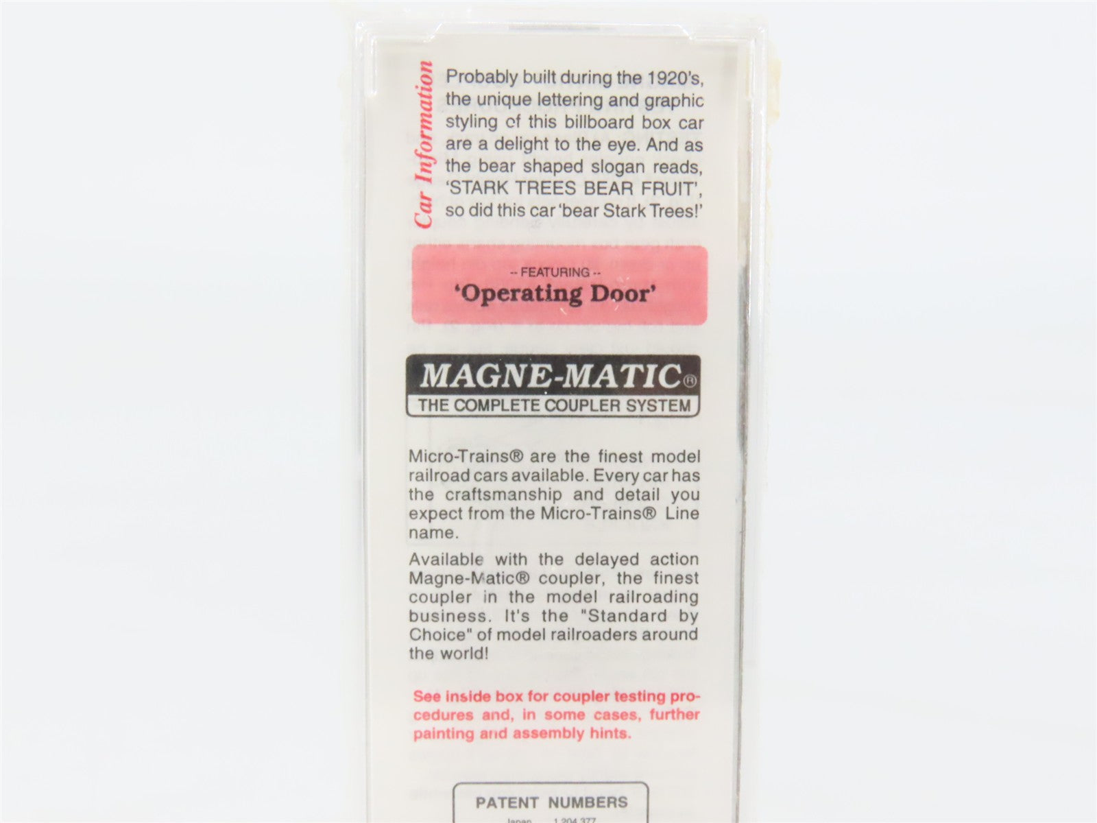 N Scale Micro-Trains 42010 Stark Bro's 40' Double-Sheathed Wood Box Car 24 RTR