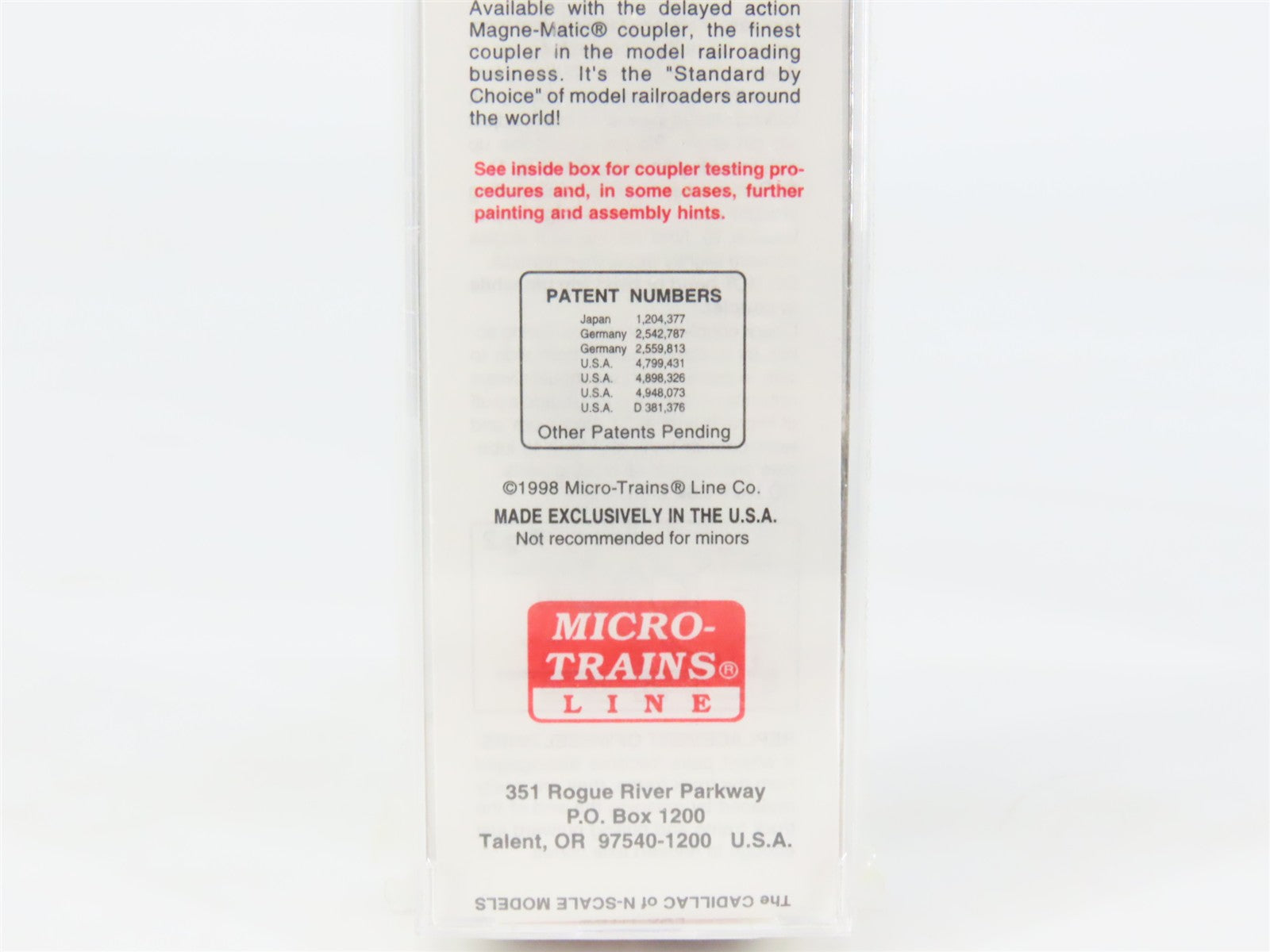 N Scale Micro-Trains 42010 Stark Bro's 40' Double-Sheathed Wood Box Car 24 RTR
