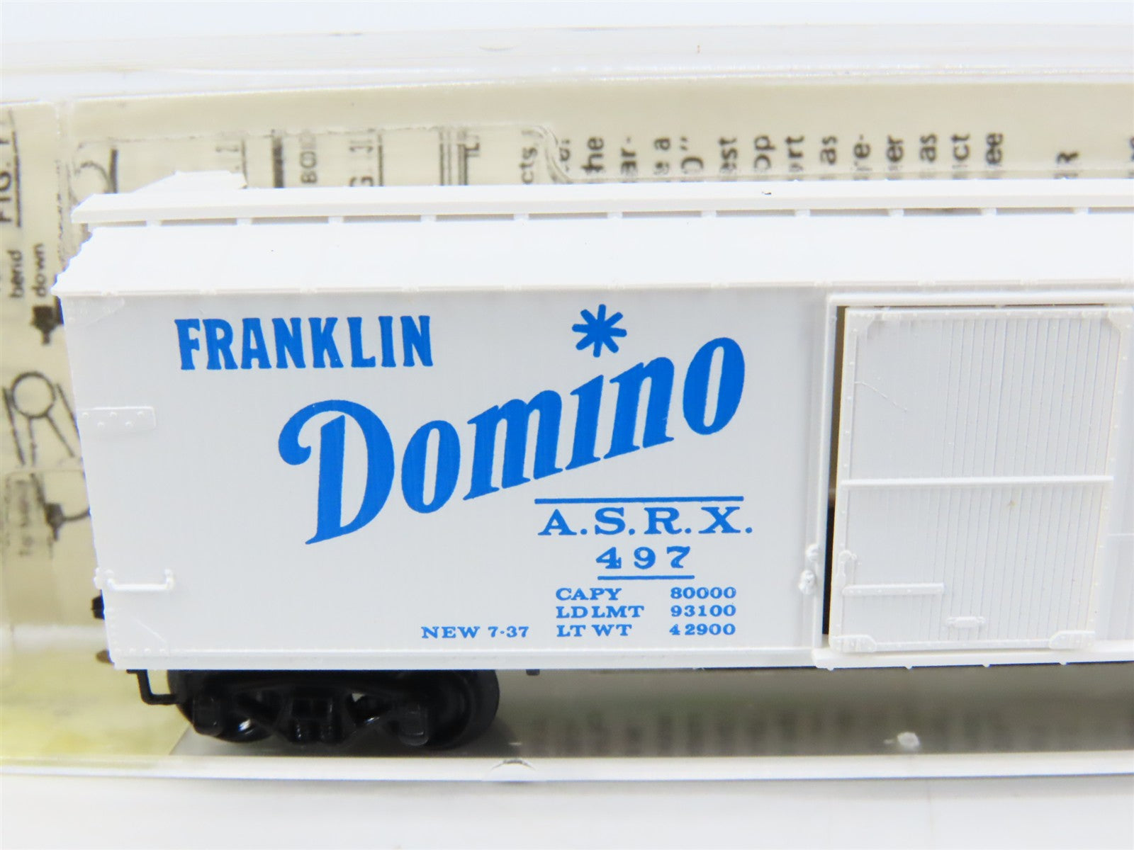 N Scale Micro-Trains 42020 ASRX Domino Sugars 40' Single Door Box Car#497 RTR