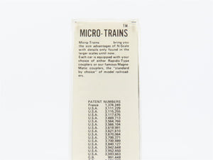 N Scale Micro-Trains 42020 ASRX Domino Sugars 40' Single Door Box Car#497 RTR