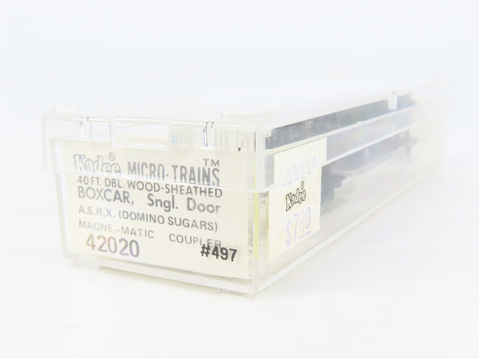 N Scale Micro-Trains 42020 ASRX Domino Sugars 40' Single Door Box Car#497 RTR