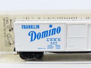 N Scale Micro-Trains 42020 ASRX Domino Sugars 40' Single Door Box Car 497 RTR