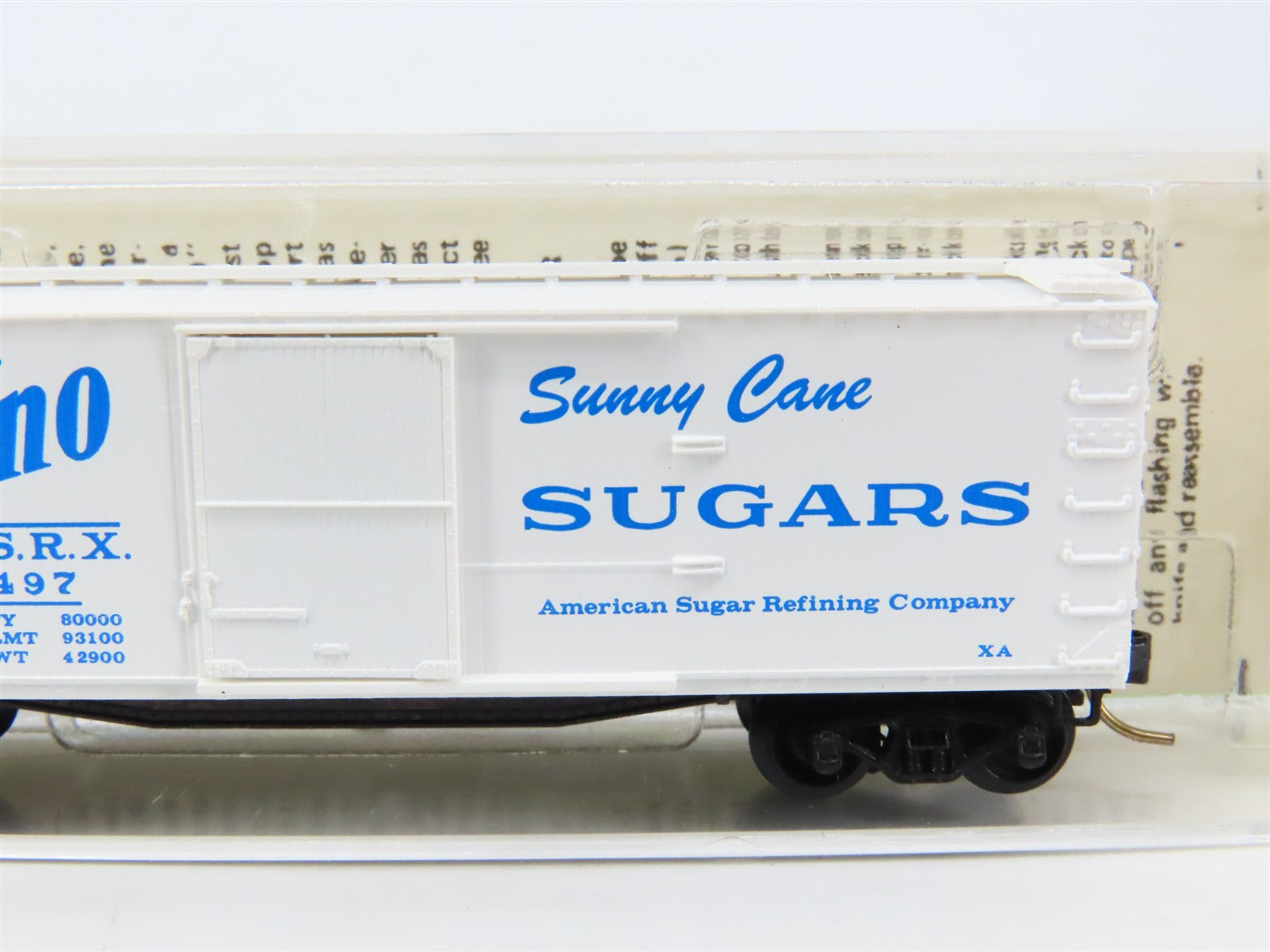 N Scale Micro-Trains 42020 ASRX Domino Sugars 40' Single Door Box Car 497 RTR