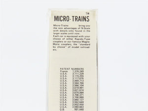 N Scale Micro-Trains 42020 ASRX Domino Sugars 40' Single Door Box Car 497 RTR