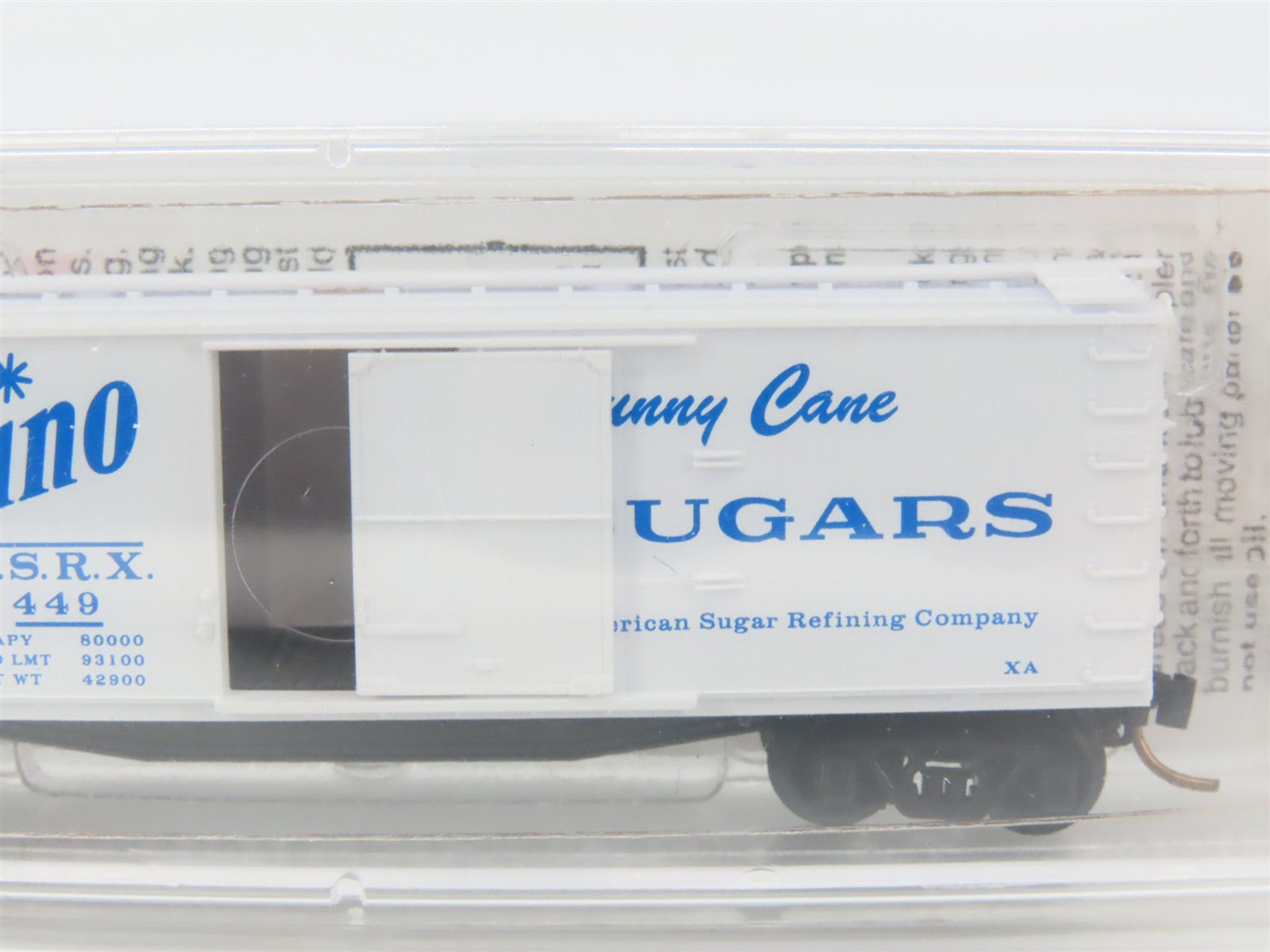 N Scale Micro-Trains 42020 ASRX Domino Sugar 40' Single Door Box Car 449 RTR