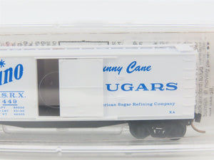 N Scale Micro-Trains 42020 ASRX Domino Sugar 40' Single Door Box Car 449 RTR