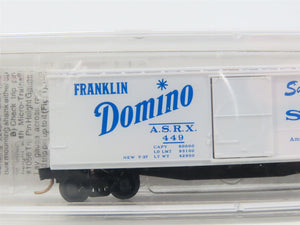 N Scale Micro-Trains 42020 ASRX Domino Sugars 40' Single Door Box Car 449 RTR