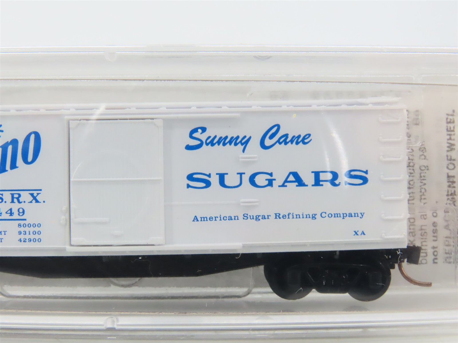 N Scale Micro-Trains 42020 ASRX Domino Sugars 40' Single Door Box Car 449 RTR