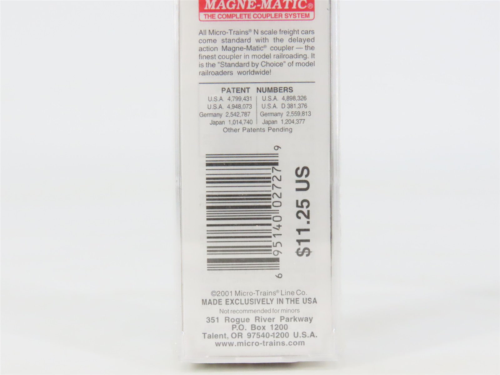 N Scale Micro-Trains 42020 ASRX Domino Sugars 40' Single Door Box Car 449 RTR