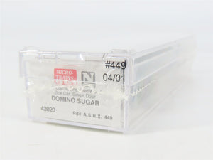 N Scale Micro-Trains 42020 ASRX Domino Sugars 40' Single Door Box Car 449 RTR