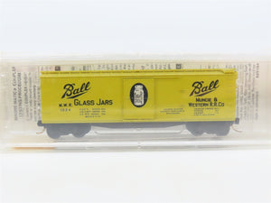 N Scale Micro-Trains 42030 MWR Ball Glass Jars 40' Single Door Box Car #1024 RTR
