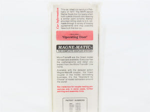 N Scale Micro-Trains 42030 MWR Ball Glass Jars 40' Single Door Box Car #1024 RTR