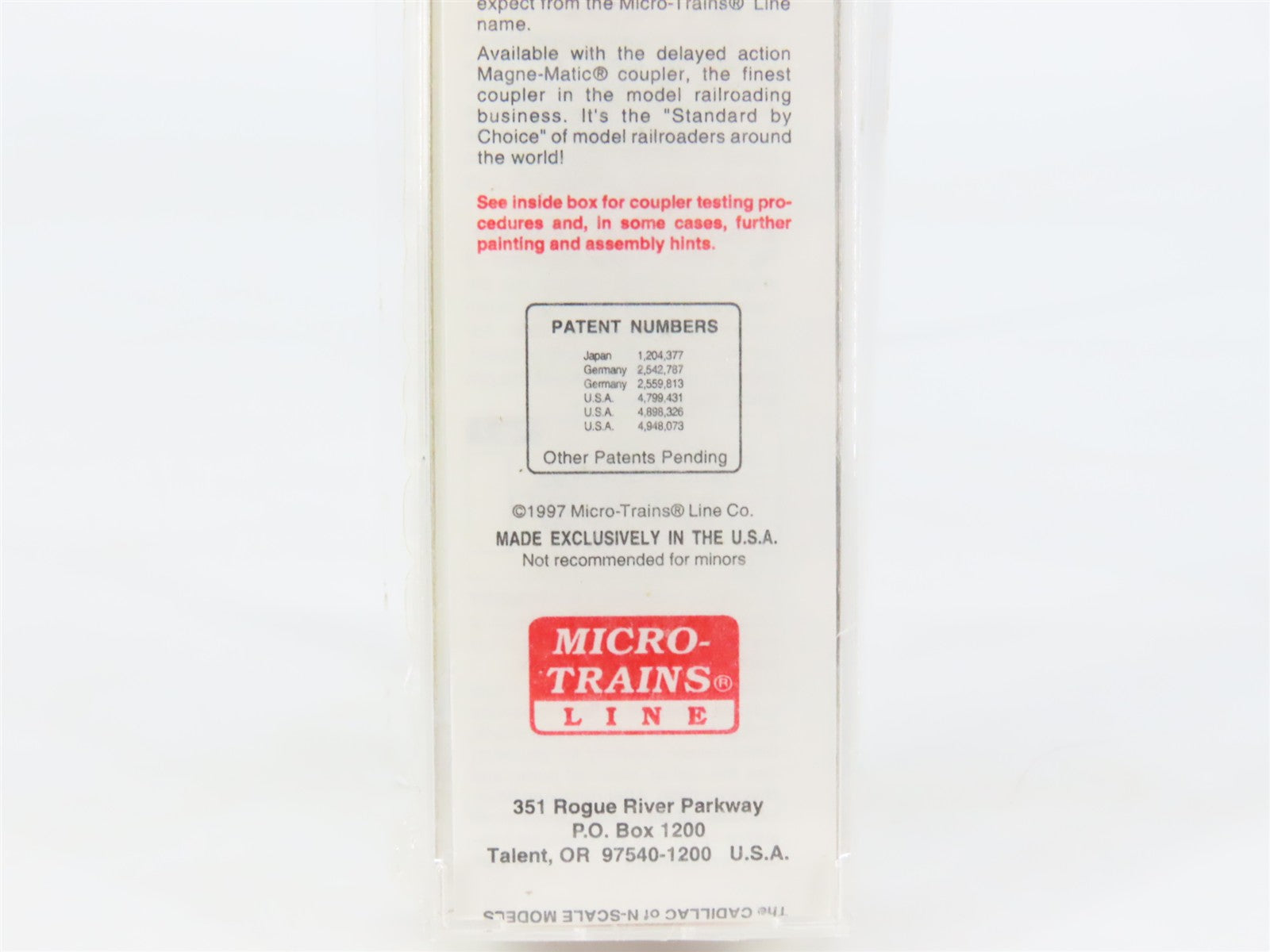 N Scale Micro-Trains 42030 MWR Ball Glass Jars 40' Single Door Box Car #1024 RTR