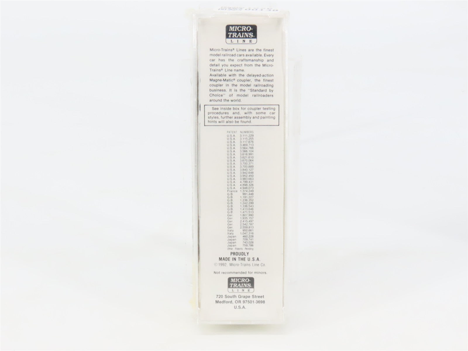 N Scale Micro-Trains 42030 MWR Ball Glass Jars 40' Single Door Box Car 1020 RTR