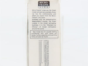 N Scale Micro-Trains 42030 MWR Ball Glass Jars 40' Single Door Box Car 1020 RTR