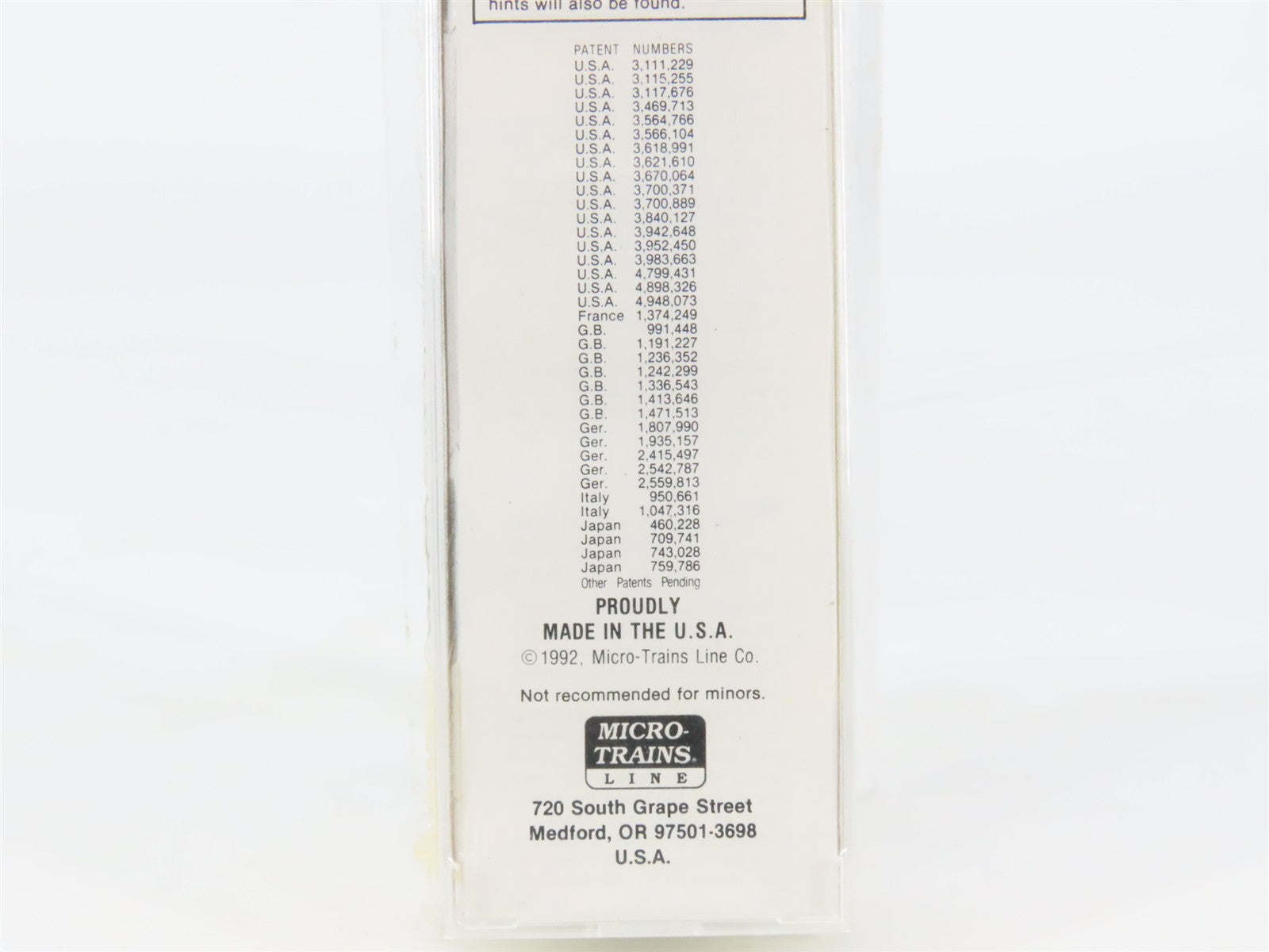 N Scale Micro-Trains 42030 MWR Ball Glass Jars 40' Single Door Box Car 1020 RTR