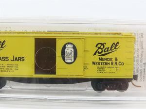 N Scale Micro-Trains 42030 MWR Ball Glass Jars 40' Single Door Box Car #1022 RTR
