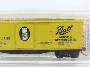 N Scale Micro-Trains 42030 MWR Ball Glass Jars 40' Single Door Box Car 1022 RTR