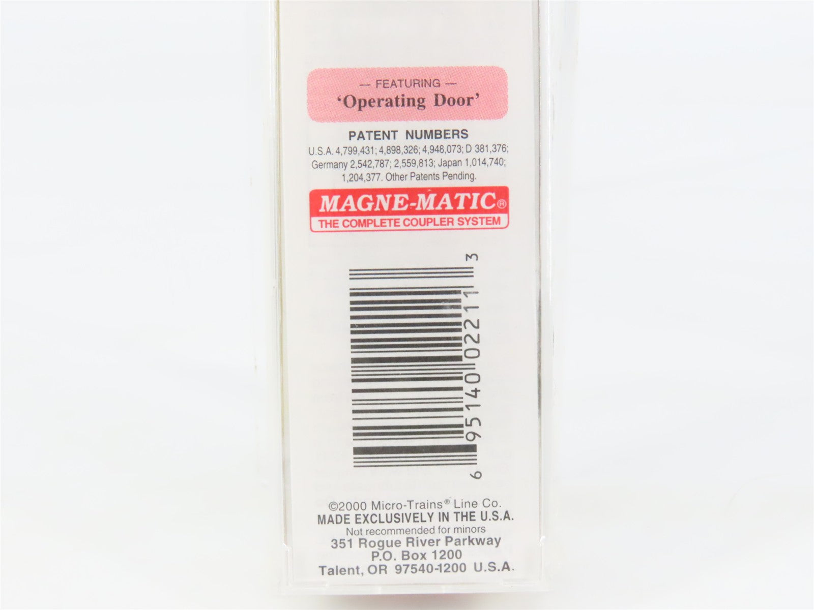 N Scale Micro-Trains 42030 MWR Ball Glass Jars 40' Single Door Box Car 1022 RTR