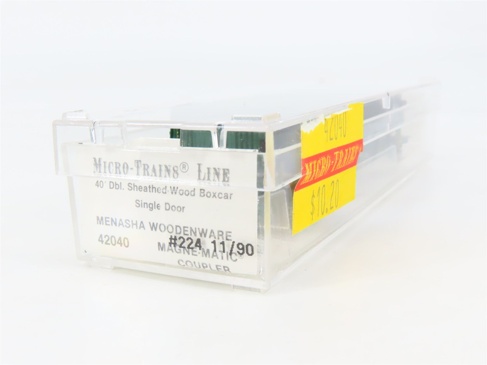 N Scale Micro-Trains 42040 Menasha Woodenware 40' Box Car 224 RTR