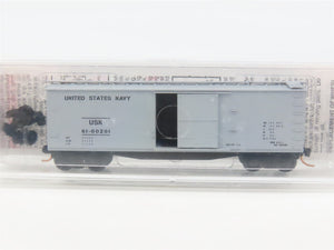 N Scale Micro-Trains 04200050 USN United States Navy 40' Box Car 61-00201 RTR