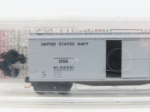N Scale Micro-Trains 04200050 USN United States Navy 40' Box Car 61-00201 RTR