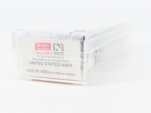 N Scale Micro-Trains 04200050 USN United States Navy 40' Box Car 61-00201 RTR