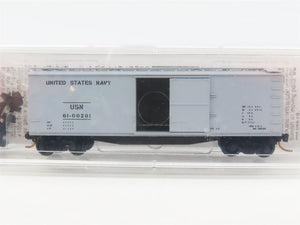 N Scale Micro-Trains 04200050 USN United States Navy 40' Box Car 61-00201 RTR
