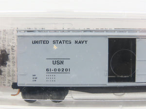 N Scale Micro-Trains 04200050 USN United States Navy 40' Box Car 61-00201 RTR