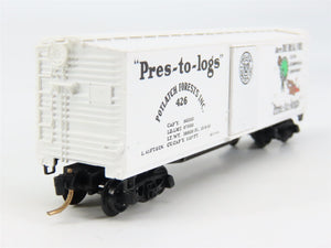 N Scale Micro-Trains 42060 PFI Potlatch Forests 40' Wood-Sheathed Box Car RTR