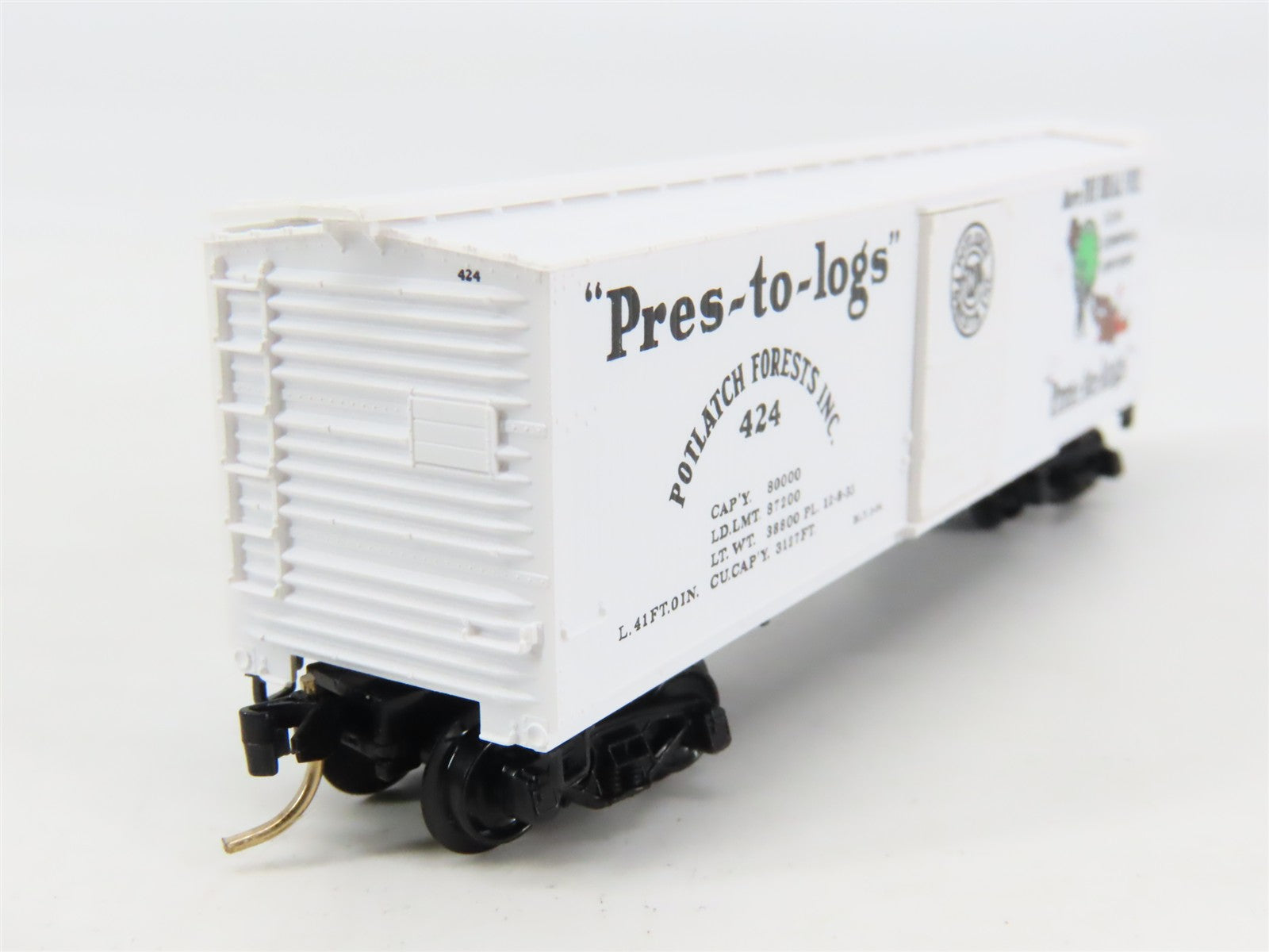 N Scale Micro-Trains 42060 Potlatch Forests Inc. 40' Box Car 424 RTR