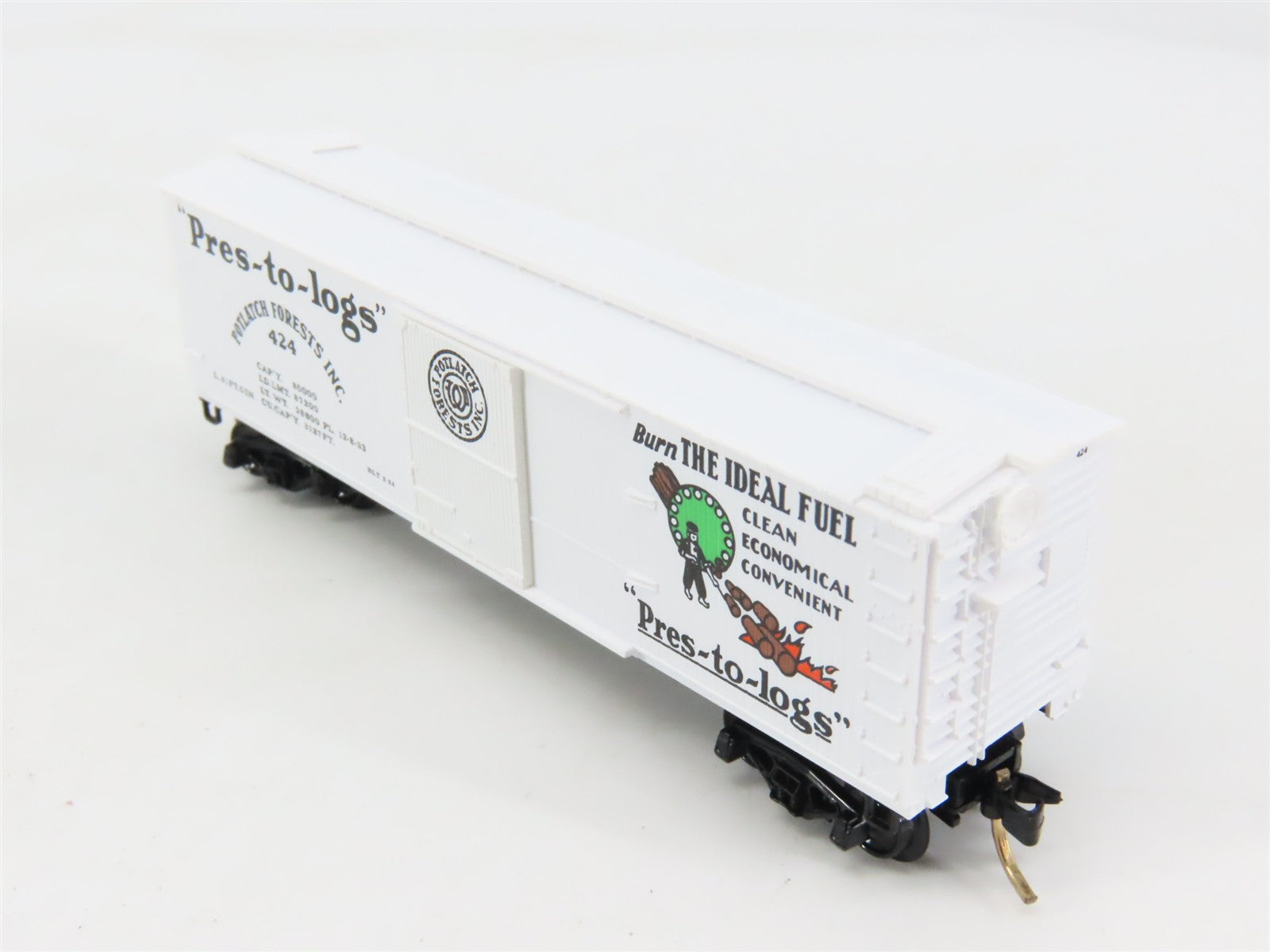 N Scale Micro-Trains 42060 Potlatch Forests Inc. 40' Box Car 424 RTR