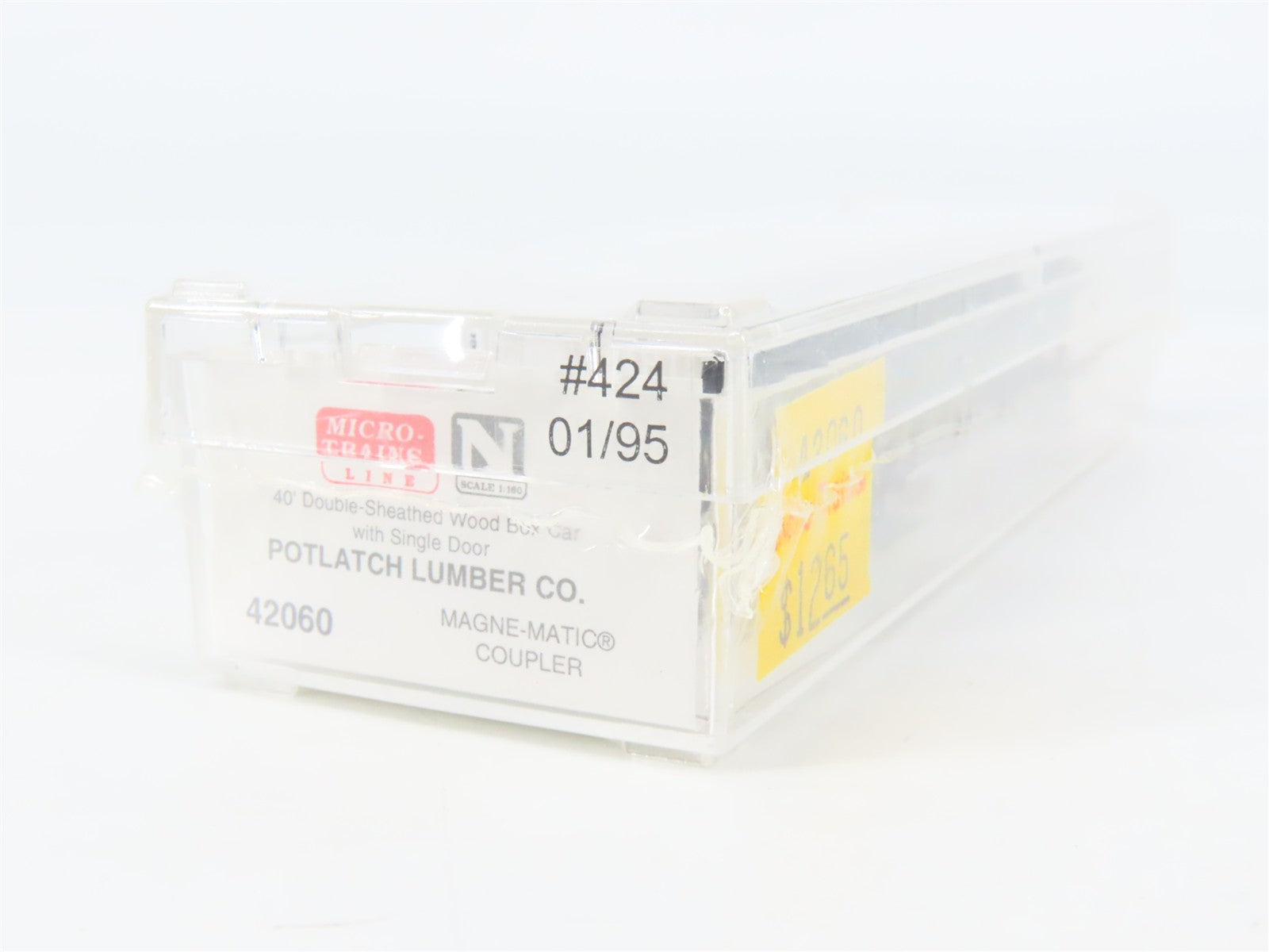 N Scale Micro-Trains 42060 Potlatch Forests Inc. 40' Box Car 424 RTR