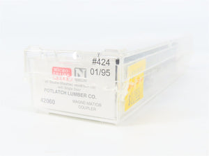 N Scale Micro-Trains 42060 Potlatch Forests Inc. 40' Box Car 424 RTR