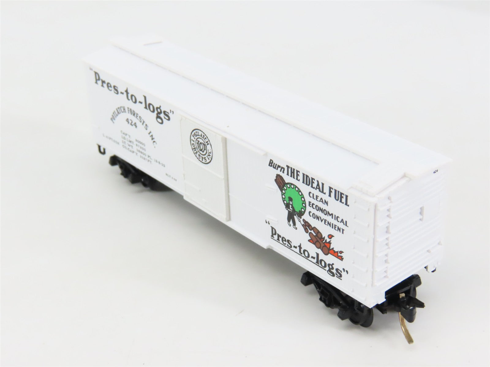 N Scale Micro-Trains 42060 PFI Potlatch Forests Inc. 40' Box Car 424 RTR