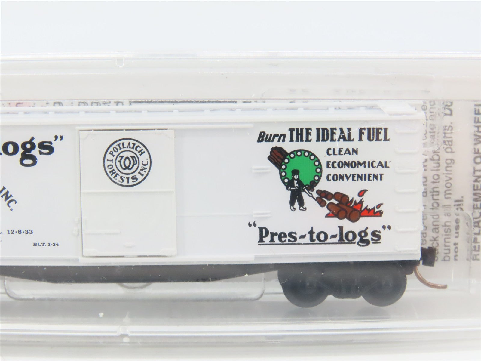 N Scale Micro-Trains 42060 PFI Potlatch Forests, Inc. 40' Box Car 425 RTR