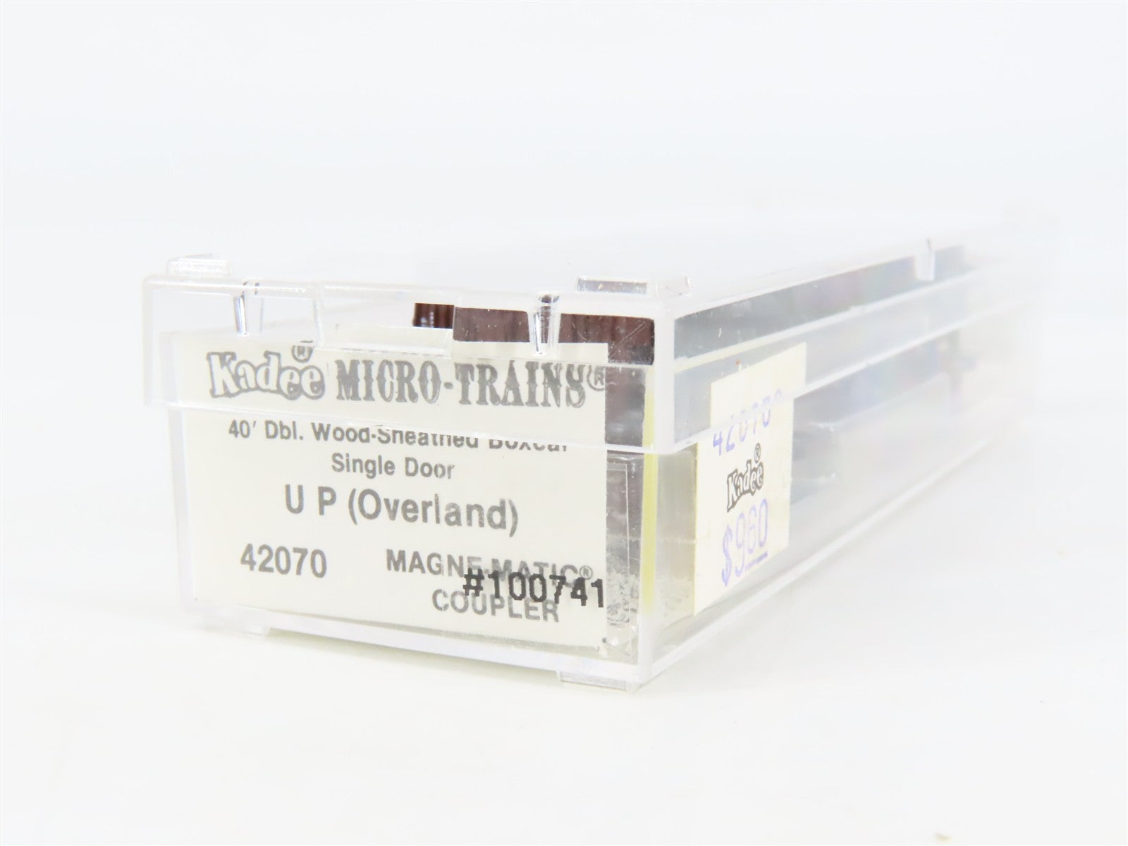 N Kadee / Micro-Trains Line 42070 UP Union Pacific Overland 40' Box Car #100741