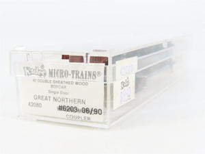 N Scale Micro-Trains 42080 GN Great Northern 40' Box Car 6203 RTR